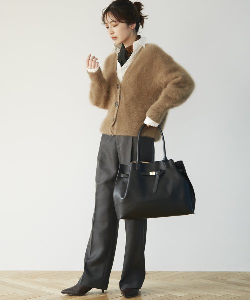 【TREASURE TOPKAPI】トレジャー トプカピ シュリンクレザー ベルトデザイン レディース A4 トートバッグ 