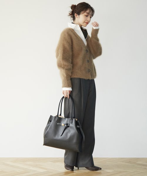 【TREASURE TOPKAPI】トレジャー トプカピ シュリンクレザー ベルトデザイン レディース A4 トートバッグ 