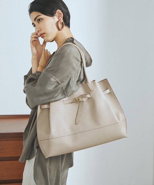 【TREASURE TOPKAPI】トレジャー トプカピ シュリンクレザー ベルトデザイン レディース A4 トートバッグ 