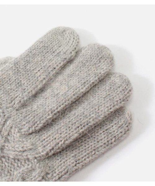 AZUL by moussy(アズールバイマウジー)/CABLE KNIT GLOVE/img10