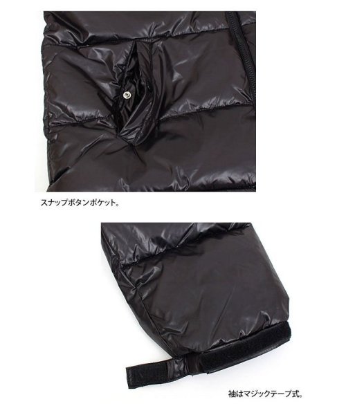 TopIsm(トップイズム)/ワイドシルエットシレー加工中綿入りジャケット/img10