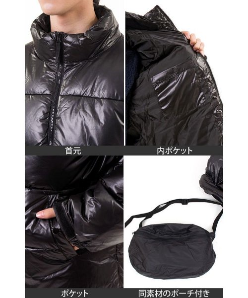 TopIsm(トップイズム)/ワイドシルエットシレー加工中綿入りジャケット/img15