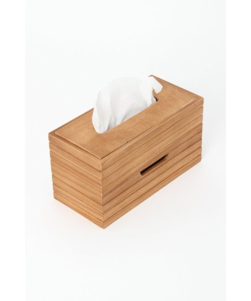 Wood ティッシュケース収納付き トウキョウデザインチャンネル Tokyo Desine Channel Magaseek