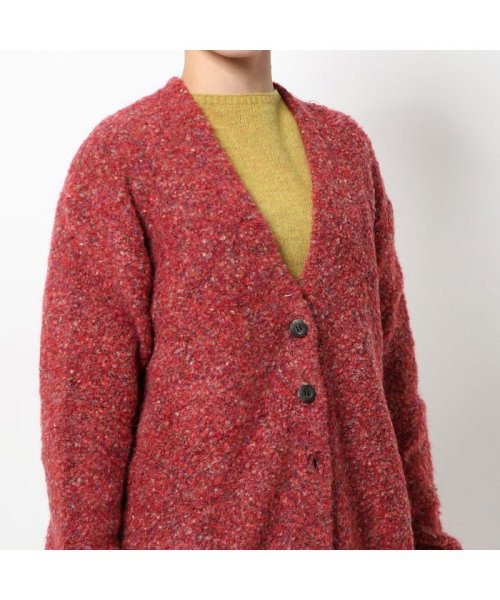 セール カンカン Kankan ファンシーミックスニットカーディガン