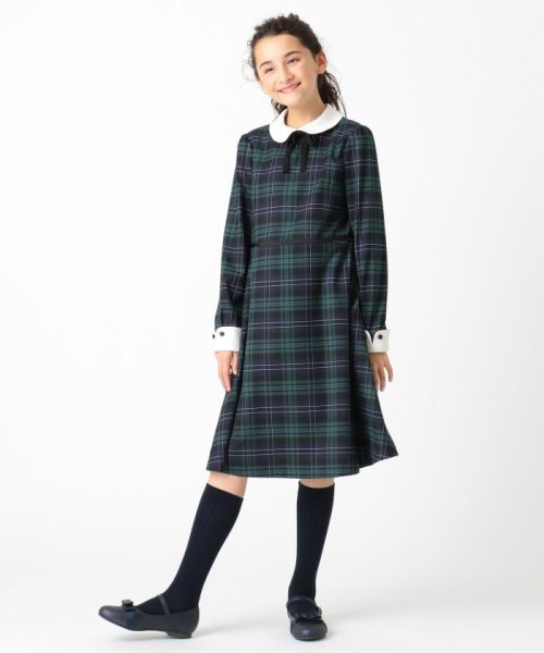 150 170cm チェックレトロワンピース 組曲kids Kumikyoku Kids Magaseek
