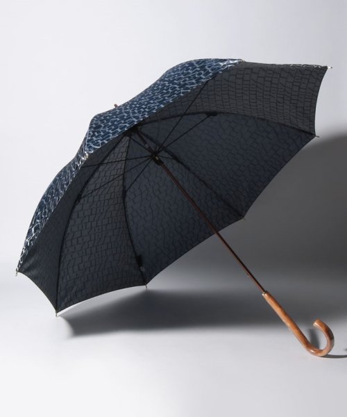 LANVIN Collection(umbrella)(ランバンコレクション（傘）)/LANVIN COLLECTION(ランバン コレクション)婦人長傘 先染ロゴジャガード/img01