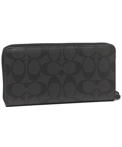 コーチ 財布 アウトレット Coach F25517 N3a アコーディオン ウォレット 長財布 ブラック オックスブラッド 黒 502045168 コーチ Coach Magaseek