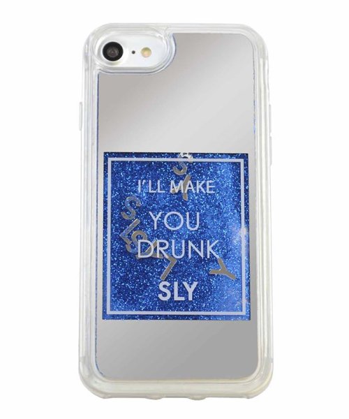 SLY(スライ)/iphoneケース iPhoneSE(第2世代) スライ SLY ウォーターミラー(香水) BLUE iPhone8/7/img04