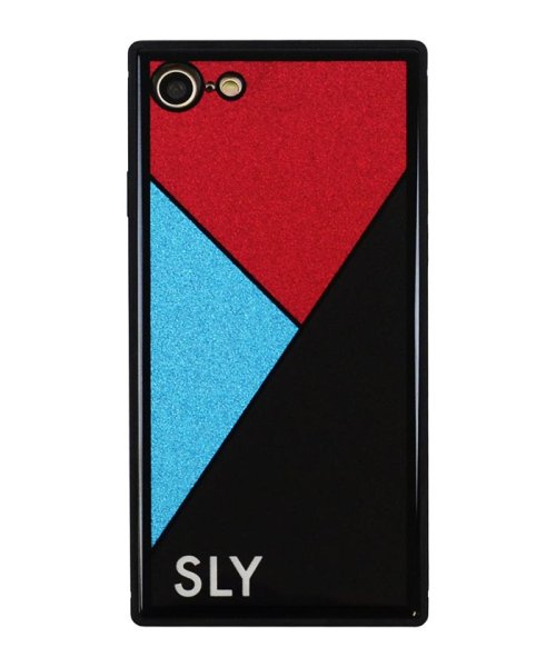 SLY(スライ)/iphone se3 ケース スライ SLY ラメ背面ガラスケース BLACK iphonese2 ケース iphone8/img04