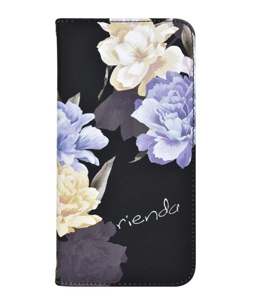 rienda(リエンダ)/iphoneケース リエンダ rienda 全面Layer Flower ブラック 手帳ケース iPhoneXR iphonexr/img06