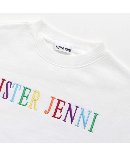 SISTER JENNI(シスタージェニィ)/レインボーロゴ刺繍ドロストトレーナー/img07