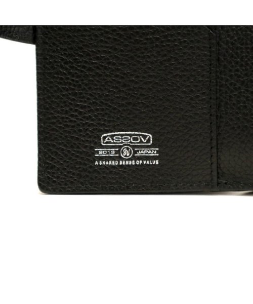 アッソブ AS2OV 二つ折り財布 SHRINK LEATHER MOBILE WALLET MOBILE MULTI CASE S 財布 ASSOV 0817 MOBILE