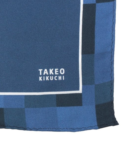 TAKEO KIKUCHI(タケオキクチ)/ブロックチェックトリムポケットチーフ/img03