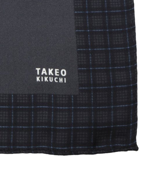 TAKEO KIKUCHI(タケオキクチ)/チェックトリムポケットチーフ/img03