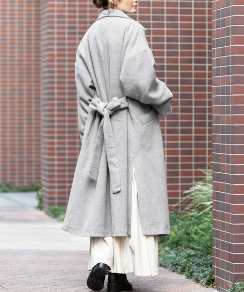 セール レディース アウター オーバーサイズシルエット ロングコート レディース コート 冬コーデ ミリアンデニ Mili An Deni Magaseek