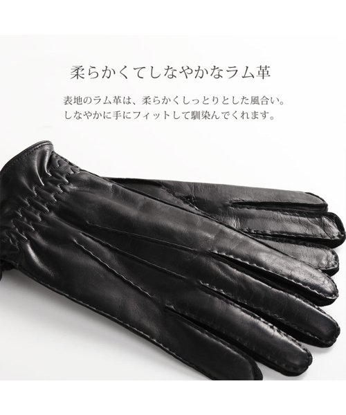 sankyoshokai(サンキョウショウカイ)/ラムレザー手袋メンズイタリア製/img04