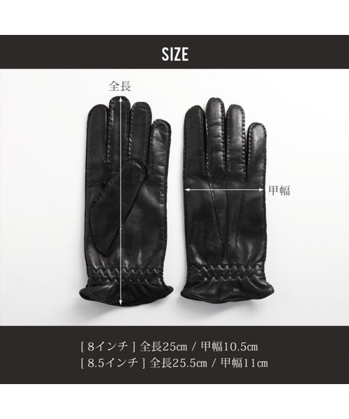 sankyoshokai(サンキョウショウカイ)/ラムレザー手袋メンズイタリア製/img11