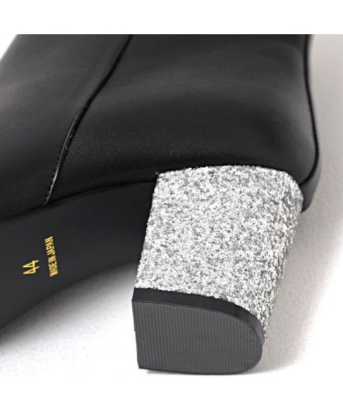 Sb Select シルバーバレットセレクト メンズ サイドジップグリッターヒールレザー ブーツ エスビーセレクト Sb Select Magaseek