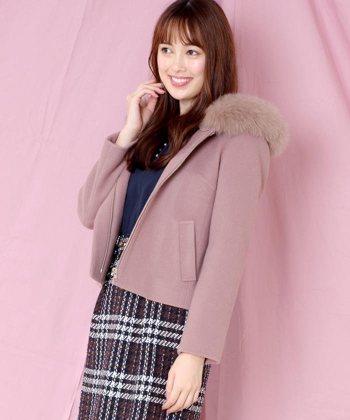 セール50 Off Misch Masch フードzipハーフ丈コート 美人百花12月号掲載 フェミニン ガーリ アーバン キャリア カジュアル等テイスト別ファッション通販サイト 特集 セール 福袋