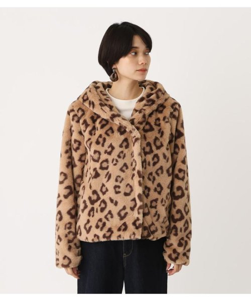 AZUL by moussy(アズールバイマウジー)/ECO FUR FOOD SHORT COAT/img27