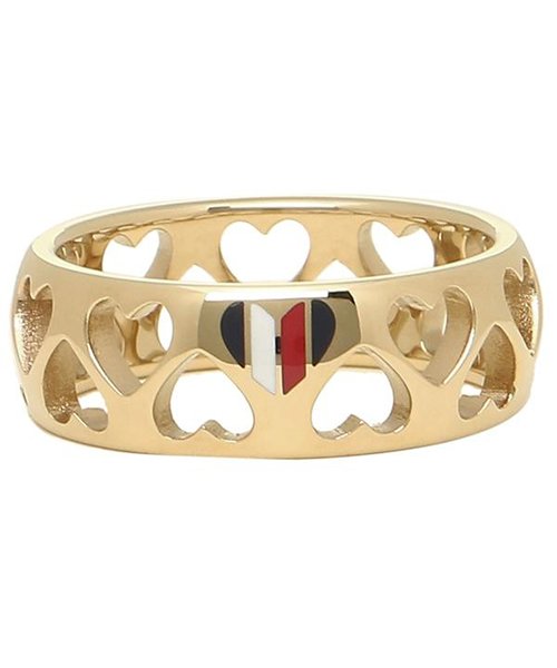 TOMMY HILFIGER(トミーヒルフィガー)/トミーヒルフィガー リング アクセサリー TOMMY HILFIGER 2701094 VDAY PUNCHED HEART RING レディース 指輪 ゴール/img02