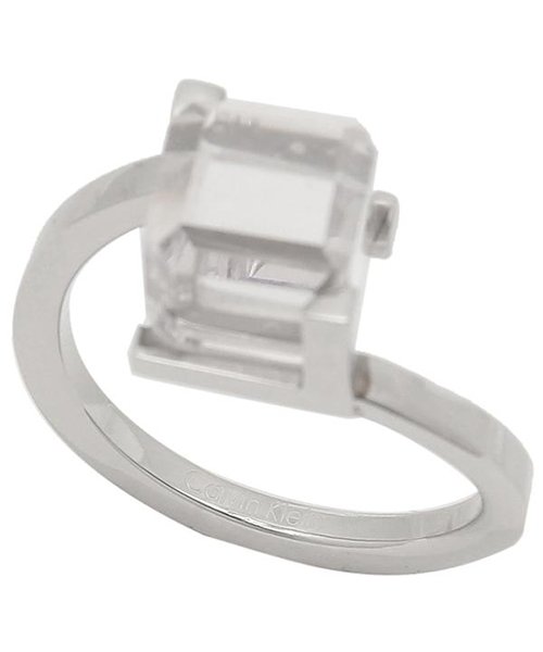 Calvin Klein(カルバンクライン)/カルバンクライン リング アクセサリー CALVIN KLEIN KJ3HMR0401 DARING RING レディース 指輪 シルバー/クリア US6号（約/img04