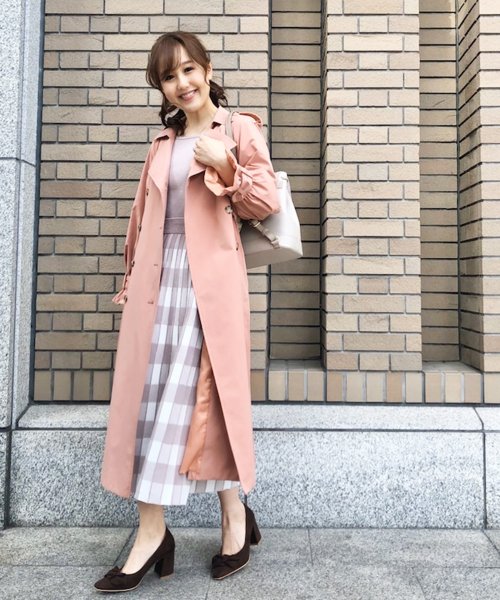 セール チェックフレアバックリボンニットワンピース トランテアン ソン ドゥ モード 31 Sons De Mode Magaseek