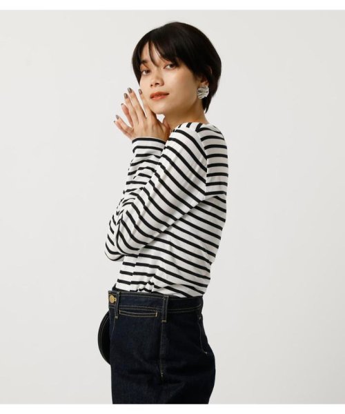 AZUL by moussy(アズールバイマウジー)/BASIC LONG SLEEVE V NECK TEE/img09