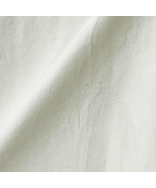 +nokto(ノクト)/ウィメンズシャツ 八分袖 オープン衿タックシャツワンピース  グレージュ/img06