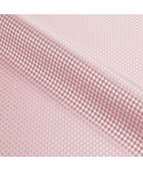 TOKYO SHIRTS(TOKYO SHIRTS)/ポケットチーフ絹100% ピンク バスケット織柄/img02