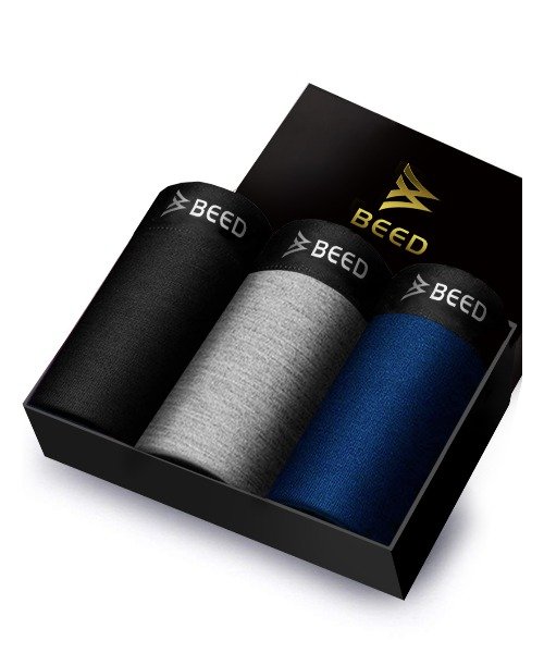 BEED(BEED)/【BEED】快動ボクサーパンツ プレミアム メンズ 前開き立体型 （3枚セット）/img01