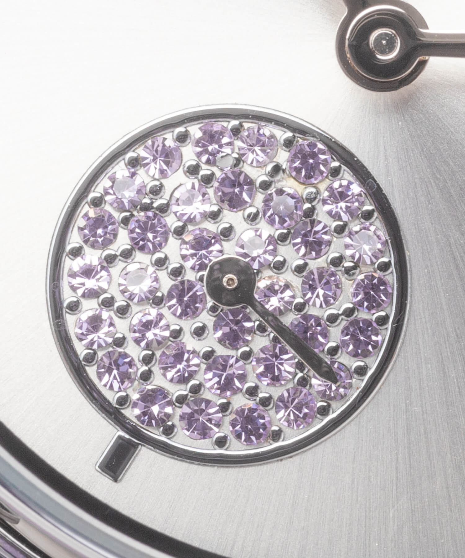 国内正規製品保証付き6ヶ月間ANNE KLEIN　カラースワロフスキースモールセコンドウォッチ　腕時計