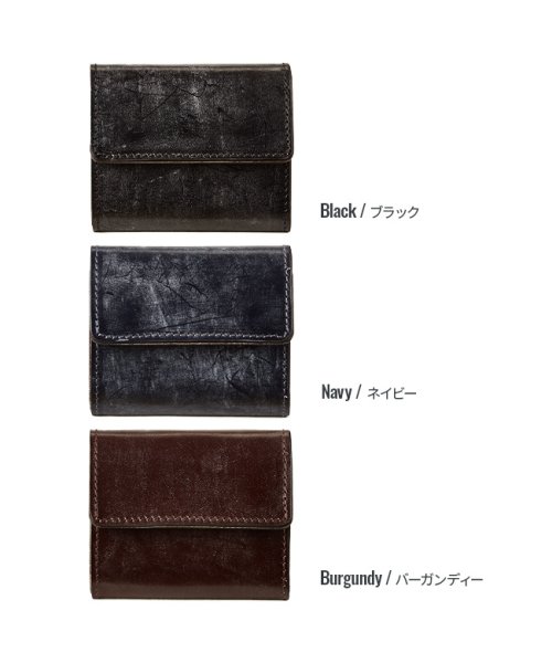 RE.ACT LEATHER WORKS(リアクト レザーワークス)/RE.ACT リアクト 財布 三つ折り財布 メンズ コンパクト 本革 ブライドルレザー ブランド 日本製/img03