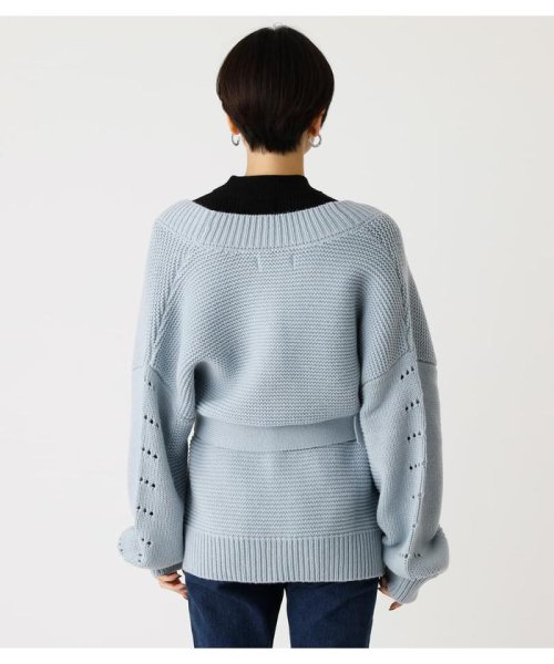 AZUL by moussy(アズールバイマウジー)/SLEEVE PATTERN KNIT CD/img29