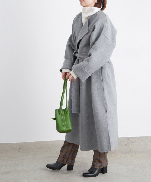 セール ノーカラーリバーコート アダム エ ロペ Adam Et Rope Magaseek