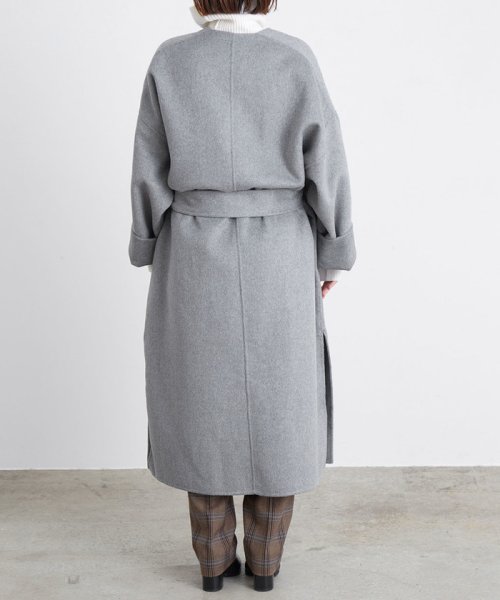 セール ノーカラーリバーコート アダム エ ロペ Adam Et Rope Magaseek