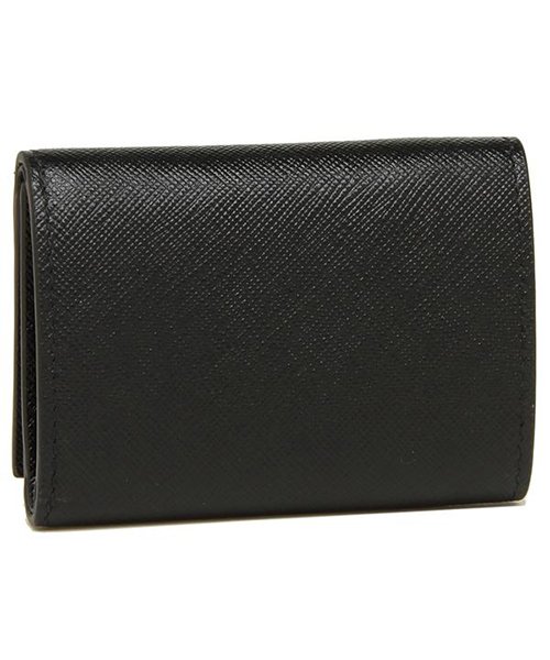 PRADA(プラダ)/プラダ 財布 PRADA 1MH021 2E3K F0002 SAFFIANO LEATHER サフィアーノ レザー レディース 三つ折り財布 無地 BLACK/img02