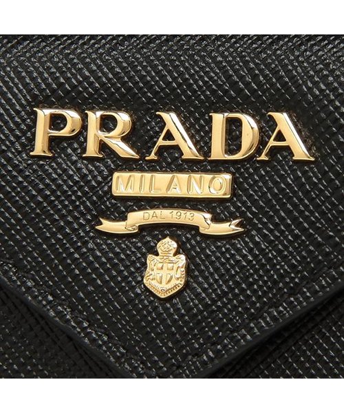 PRADA(プラダ)/プラダ 財布 PRADA 1MH021 2E3K F0002 SAFFIANO LEATHER サフィアーノ レザー レディース 三つ折り財布 無地 BLACK/img05