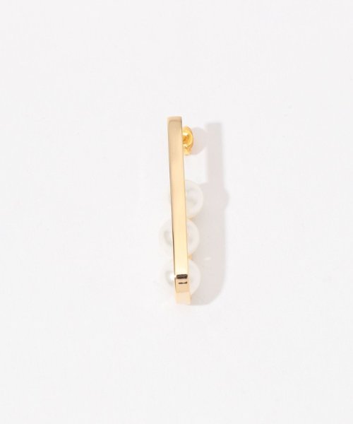 【別注】januka×TOMORROWLAND 3シェルパールピアス 