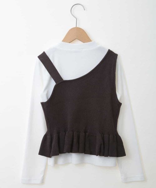 a.v.v(KID'S)(アー・ヴェ・ヴェキッズ)/[100－130]アシンメトリーニットベストセット[WEB限定サイズ]/img09