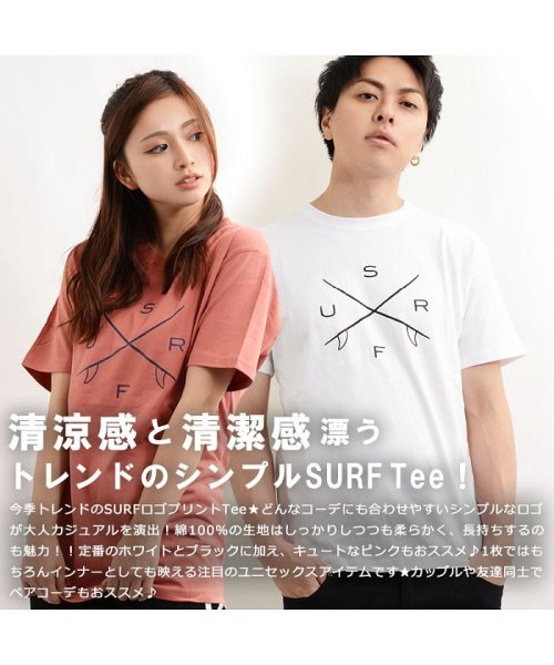 1111clothing(ワンフォークロージング)/tシャツ 半袖 メンズ レディース 韓国 ファッション ペアルック カップル 白/黒/ピンク プリント プリントtシャツ お揃い 服  トップス カットソー ク/img03