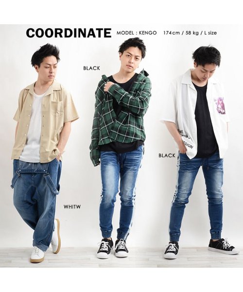 1111clothing(ワンフォークロージング)/【ワッフルロングタンクトップ】  ストリート系 レディース メンズ ロングタンク タンクトップ ノースリーブ インナー トップス カットソー  韓国ファッション/img10