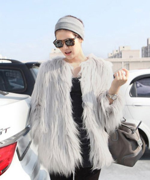 ファー コート レディース 毛皮コート ファーアウター 冬 ファー ジャケット カジュアル ミニミニストア Miniministore Magaseek