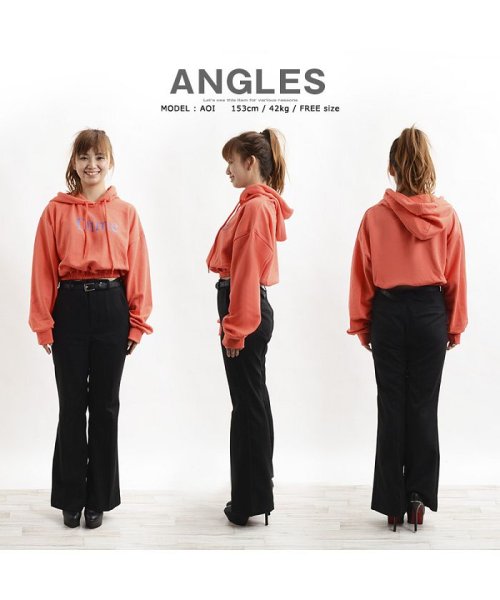 プルパーカー トップス レディース 韓国 ファッション 韓国ファッション 服 プルオーバー 黒 オレンジ グレー パープル 19 秋 冬 秋冬 秋 コーデ 秋 ワンフォークロージング 1111clothing Magaseek