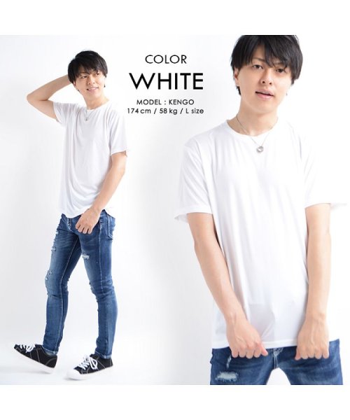 1111clothing(ワンフォークロージング)/UVカット tシャツ メンズ レディース シンプル 秋 冬 秋冬 全6色 白 黒 ネイビー 黄色 ピンク スポーツ トップス 吸汗 速乾 吸水性 ユニセックス /img05