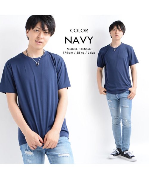 1111clothing(ワンフォークロージング)/UVカット tシャツ メンズ レディース シンプル 秋 冬 秋冬 全6色 白 黒 ネイビー 黄色 ピンク スポーツ トップス 吸汗 速乾 吸水性 ユニセックス /img08