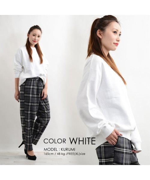 セール 男女兼用 トレーナー スウェット オーバーサイズ レディース 韓国ファッション 白 黒 黄色 赤 青 ネイビー カーキ ビッグトレーナー スエット ペアルック ワンフォークロージング 1111clothing Magaseek