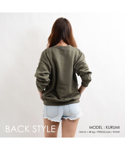 セール 男女兼用 トレーナー スウェット オーバーサイズ レディース 韓国ファッション 白 黒 黄色 赤 青 ネイビー カーキ ビッグトレーナー スエット ペアルック ワンフォークロージング 1111clothing Magaseek