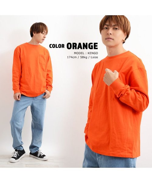 1111clothing(ワンフォークロージング)/トップス 長袖 tシャツ ビッグtシャツ メンズ レディース 韓国 ファッション 韓国ファッション ペアルック カップル お揃い 服 カットソー 白 グレー ネ/img11