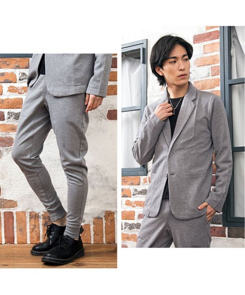 セール 上下セット スウェットテーラードジャケットとジョガーパンツ トップイズム Topism Magaseek セール 上下セット スウェットテーラードジャケットとジョガーパンツ トップイズム Topism Magaseek